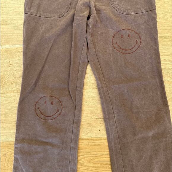 By Samii Ryan - A New Era Smiley Carpenter Pants in Brown - Picture 2 of 6